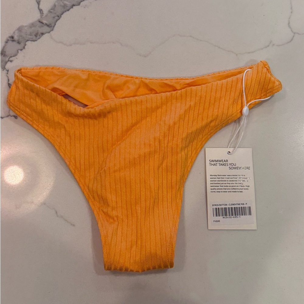 Monday Swimwear - Byron Bikini Bottom - Clementine